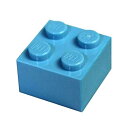 【中古】【輸入品・未使用】LEGO パーツとピース:2?x 2?ブロック。 c. 100 Pieces 3003-Medium Azure-100