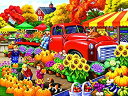 【中古】【輸入品・未使用】SunsOut Marketplace 300ピース ジグソーパズル(3)