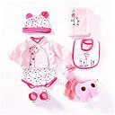 【中古】【輸入品・未使用】NPKDOLLS リボーンドール 女の子の服 55cm 20-23インチ リボーンドール用 洋服 7点セット