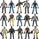 【中古】【輸入品 未使用】アーミーメンズ SWATチームソルジャーアクションフィギュア 兵士アクションフィギュア 14デザインミリタリー武器アクセサリー キッズ/キッズ/ボ