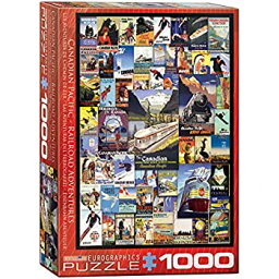 【中古】【輸入品・未使用】ジグソーパズル 1000ピース ユーログラフィックス 鉄道の冒険 6000-0648