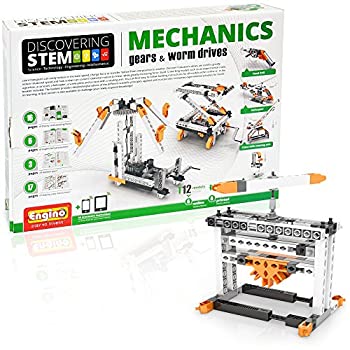 【中古】【輸入品・未使用】Engino Discovering STEM メカニックギア&ワームドライブ | 12種類の作業モデル | イラスト付き取扱説明書 | 理論&事実 | 実験活動 | STEM建設キ