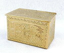【中古】【輸入品・未使用】Dolls House Miniature Fireplace Accessory Brass Log Box Holder 1:12...