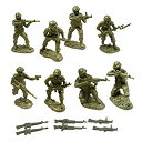 yÁzyAiEgpzTSSD Vietnam UNITED STATES MARINES: 16 OD GREEN 1:32 Plastic Army Men Figures by Toy Soldiers of San Diego