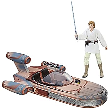 【中古】【輸入品 未使用】Star Wars The Black Series Luke Skywalker Landspeeder Figure