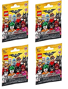 【中古】【輸入品・未使用未開封】LEGO 「LEGOバットマン・ザ・ムービー」 ミニフィギュア 4個入り?71017?（種類が異なる場合があります）