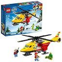 【中古】【輸入品・未使用未開封】LEGO City Great Vehicles Ambulance Helicopter 60179 Building Kit (190 Piece)