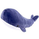 【中古】【輸入品 未使用】Whale Shark Plush 25.5 Large Stuffed海動物 スーパーソフトShark Toy Gaint動物枕 ブルー HA-MR001LJ