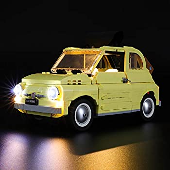 【中古】【輸入品 未使用】クリエイターFIAT 500（フィアット)用BRIKSMAX LEDライトキット - レゴ 10271と互換性(レゴセットは含まれていません)