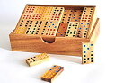 yÁzyAiEgpzDomino Game Set Handmade Wooden