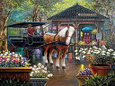 楽天アトリエ絵利奈【中古】【輸入品・未使用】White Mountain Puzzles City Market - 1000 Piece Jigsaw Puzzle