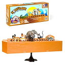 【中古】【輸入品・未使用】Noah's Ark Toy バランスゲーム 宗教的積み重ね教育ボードゲーム 動物のおもちゃ付き English S-0101-D