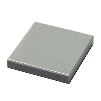 【中古】【輸入品・未使用】LEGO parts and pieces : 2?x 2バルクタイル d. 200 Pieces 3068b-Light Bluish Gray-200