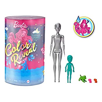 【中古】【輸入品・未使用】マテル バービー(Barbie) カラーリビール! みずで色マジックパーティー 【ドール&アクセサリーセット】【サプライズトイ】【6才~】GRK14