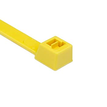 【中古】【輸入品・未使用】Hellermann Tyton T150XLL4X2 Heavy Duty Cable Tie 52.2 Long 175 lb Tensile Strength PA66 Yellow (Pack of 25) by Hellermann Tyton