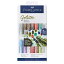 【中古】【輸入品・未使用】Faber-Castell Metallic Gelato Gel Sticks (12 Colors ] Brush + Blending Tools)