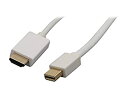 【中古】【輸入品・未使用】ニッポンラボMINIDP-HDMI-10 10フィートミニディスプレイポートオス?HDMIオス32 AWGケーブル、ホワイト