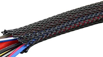 【中古】【輸入品・未使用】XSCORP ET121BK XExpandable Braided Sleeving .5 in. 100 ft. Spool