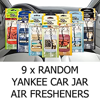 楽天アトリエ絵利奈【中古】【輸入品・未使用】AMAZING VALUE PACK 9 x Assorted Yankee Candle Car Jar Air Hanging Air Fresheners by Yankee Candle