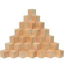 【中古】【輸入品 未使用】Wooden Cubes - 1.5 Inch - Baby Wood Square Blocks - For Puzzle Making Crafts And DIY Projects -24 Pieces by Woodpecker Crafts by Woodpe