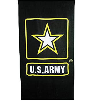 【中古】【輸入品・未使用】US Armyエンブレムロゴビーチタオル30?x 60?(コットンツイル) ( Licensed by Army