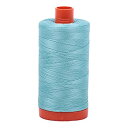 【中古】【輸入品・未使用】Aurifil Mako コットン糸 無地 50wt 1422ヤード ライトターコイズ