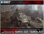 【中古】【輸入品・未使用】ルビコンモデル 1/56 ドイツ軍 Sd.kfz.222/223 軽装甲車 プラモデル RB0062