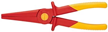 šۡ͢ʡ̤ѡKnipex Tools 98 62 02 Flat Nose Plastic Pliers 1000v Insulated Red/yellow