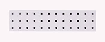 šۡ͢ʡ̤ѡLocBoard LBS-4W Steel Square Hole Pegboard Strip 46cm x 1...
