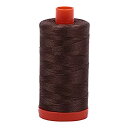 【中古】【輸入品・未使用】Aurifil Mako コットン糸 無地 50wt 1422ヤード 樹皮