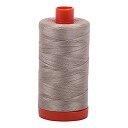 【中古】【輸入品・未使用】Aurifil Mako コットン糸 無地 50wt 1422ヤード ロープ ベージュ
