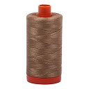 【中古】【輸入品・未使用】Aurifil Mako コットン糸 無地 50wt 1422ヤード トースト