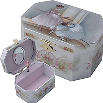 【中古】【輸入品 未使用】Ballerina Jewellery Music Box-Wooden material (Wood)