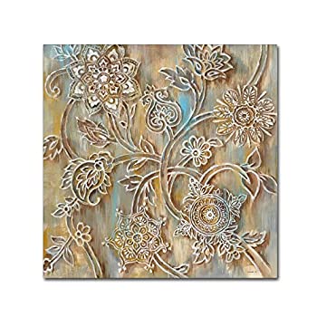 【中古】【輸入品・未使用】Danhui Nai作Henna Crop 14x14インチ キャンバスウォールアート