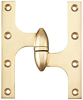 【中古】【輸入品・未使用】Deltana ok6050b-r 6?" x 5?"ソリッド真鍮Right HandオリーブKnuckleヒンジwithボールB、 OK6050B3UNL-R 1