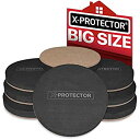 【中古】【輸入品 未使用】フェルトSliders x-protector (8-pieces) 4 3 /4インチ木製家具スライダー Heavy Duty Sliders 再利用可能なHardwood床スライダー フェル