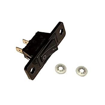 【中古】【輸入品・未使用】後付け交換用Jenn Air クックトップ/ストーブ/レンジファンスイッチ - 2ワイヤー(ブラック)