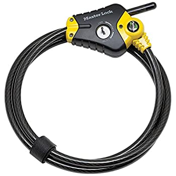 【中古】【輸入品・未使用】Master Lock 8413DPF Python Adjustable Locking Cable 6-Foot x 3/8-inch by Master Lock