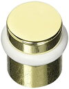 【中古】【輸入品・未使用】Baldwin 4505003 ユニバーサル フロア バンパー ドアストップ 生涯光沢真鍮(3)