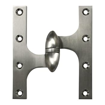 【中古】【輸入品・未使用】Deltana ok6050b-l 6?" x 5?"ソリッド真鍮Left HandオリーブKnuckleヒンジwithボールBe、 OK6050BCR003-L 1