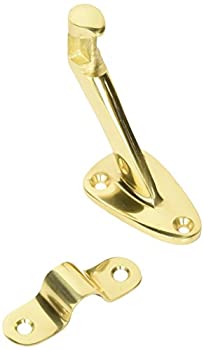 【中古】【輸入品・未使用】Deltana HRB325U3 3.31 in. Projection Hand Rail Brackets Bright Brass - Solid Brass - 10 Case
