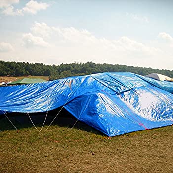 【中古】【輸入品・未使用】Sunshades Depot一般多目的5?Mil防水ブルーポリTarp 12 x 16 ブルー