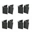 【中古】【輸入品・未使用】Heavy Duty Weldable 4ペア4?" x 4?"ゲートhinges-steel突合せヒンジ/Hvyゲートドア。。。