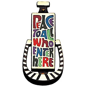 【中古】【輸入品・未使用】808 Peace To All Who Enter Here ドアノッカー