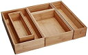【中古】【輸入品・未使用】Bamboo 5pc Set of Org. Boxes