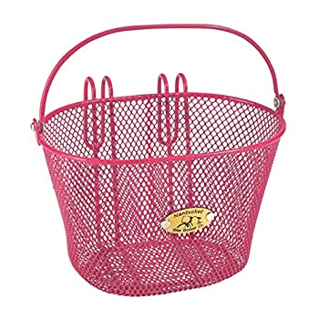 【中古】【輸入品・未使用】Nantucket Bike Basket Coキッズサーフサイドメッシュワイヤーバスケット、ピンク