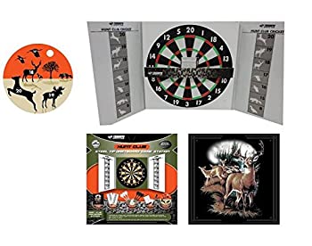 【中古】【輸入品 未使用】Triumph Sports Hunt Club Steel Tip Dartboard Game Station