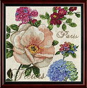 【中古】【輸入品・未使用】Paris Fleurs(クロスステッチキット)
