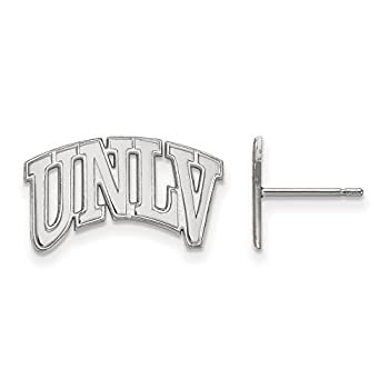 【中古】【輸入品・未使用】UNLV Small ( 1?/ 2インチ)ポストイヤリング( Sterling Sliver )