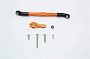 【中古】【輸入品 未使用】RCスペアパーツ Axial SCX10 II Tuning Teile (AX90046 AX90047) Aluminum Adjustable Servo Rod 25T Servo Horn - 2Pcs Set Orange